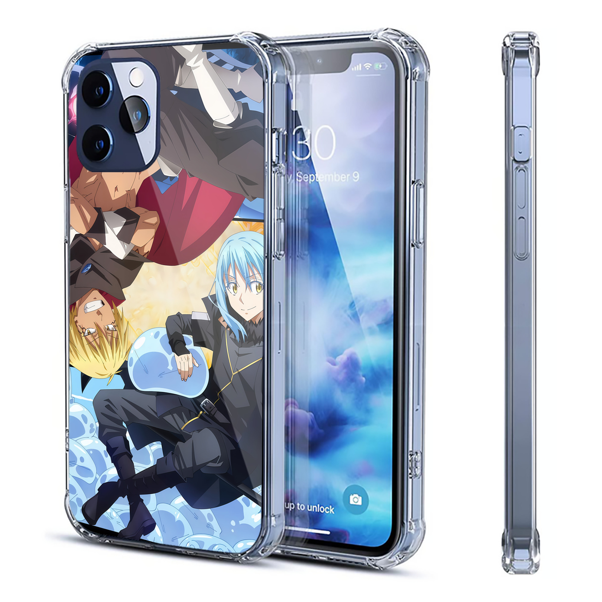 （画像用） 転スラ Regarding Reincarnated to Slime 【iPhone 12シリーズ対応】透明スマホケース（クリアソフトケース）